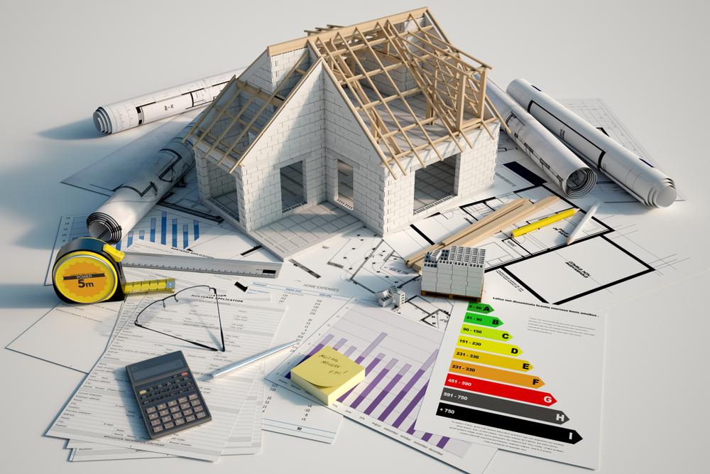 3d,Renderin,Of,A,House,Under,Construction,On,Top,Of